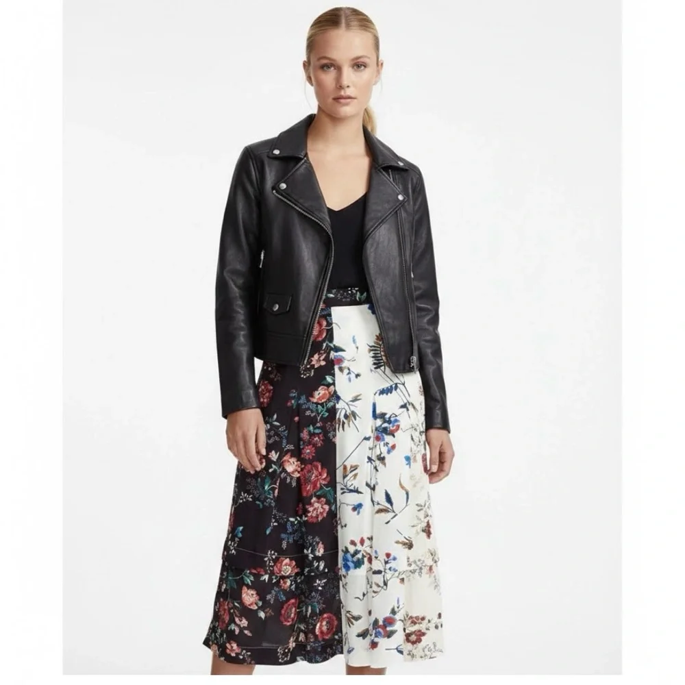 Maje Jinger Floral Midi Skirt - Size 2